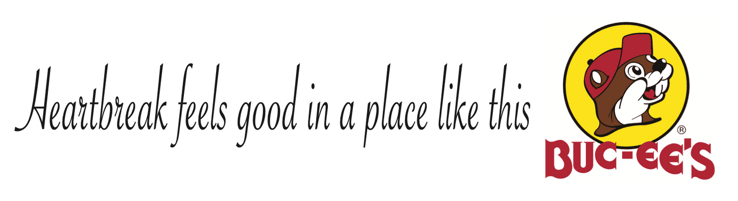 'Heartbreak' Bumper Sticker