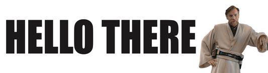 'Hello There' Bumper Sticker