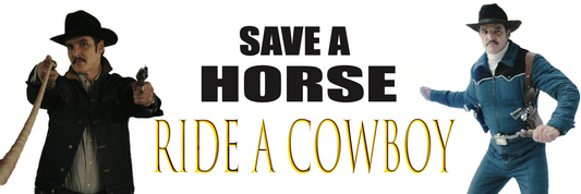 'Ride a Cowboy' Bumper Sticker
