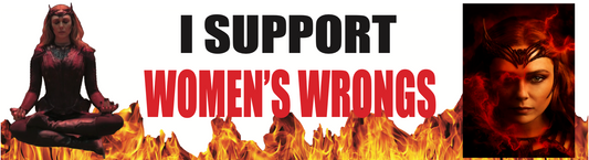 'Women's Wrongs' Bumper Sticker