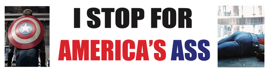 'America's Ass' Bumper Sticker